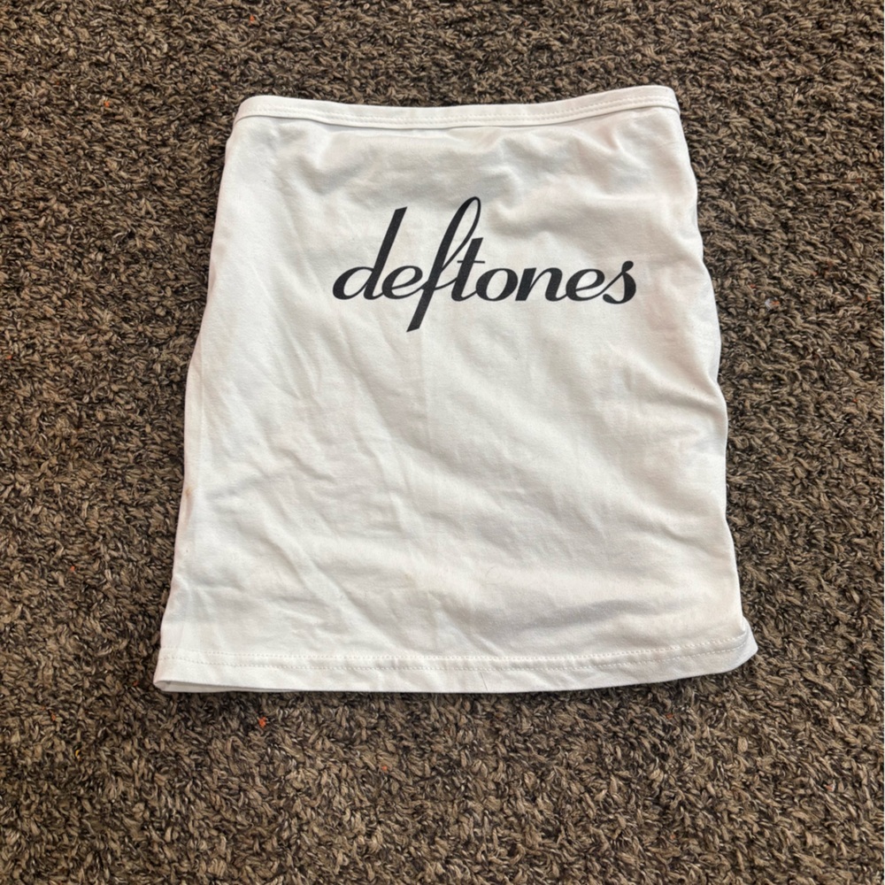 white deftones tube top
